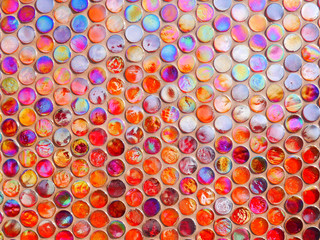 Multi-colored, motley mosaic abstract background.