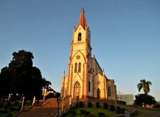 Fototapeta premium church in Garibaldi,rs, Brazil