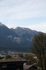 view of mountains in winter