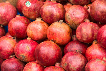 Closeup of Pomegranates