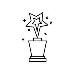 Award, trophy, cup icon. Simple line, outline vector elements of prize icons for ui and ux, website or mobile application