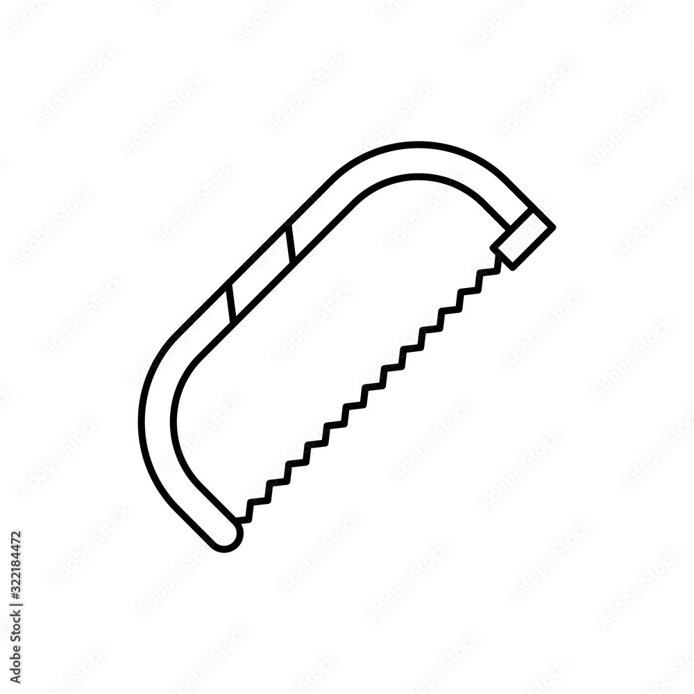 Poster hand jigsaw icon. simple line, outline vector elements of construction tool icons for ui and ux, web