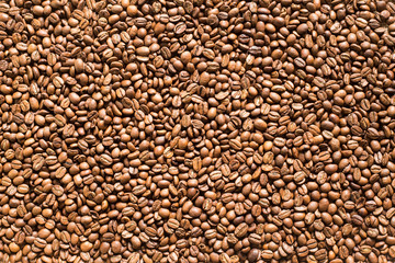 a bunch of roasted coffee beans