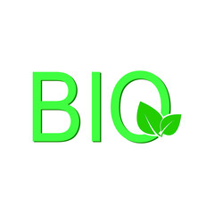 bio icon vector black sign