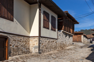 Old houses in historical town of Koprivshtitsa, Bulgaria