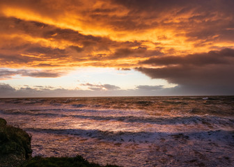Fototapeta na wymiar Stormy Sunset