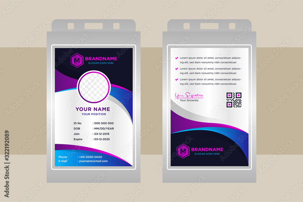 Aufkleber business vector design elements for graphic layout of corporate id card. modern abstract background 
