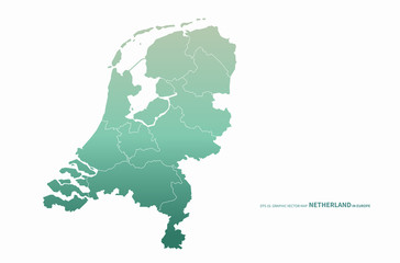 graphic vector map of amsterdam. map of netherland state in europe. netherland map.