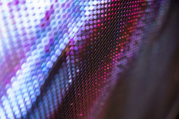 CloseUp LED blurred screen. LED soft focus background. abstract background ideal for design.