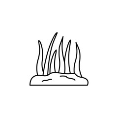 Soil grass icon. Simple line, outline vector elements of spring icons for ui and ux, website or mobile application