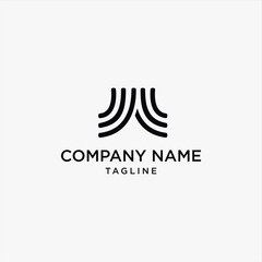 letter logo M monogram design vector is perfect for initial business and personal logos