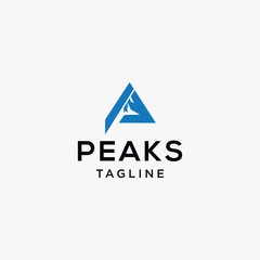 letter logo P monogram design vector is perfect for initial business and personal logo