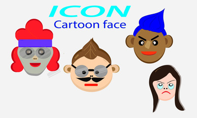 iconCartoon face