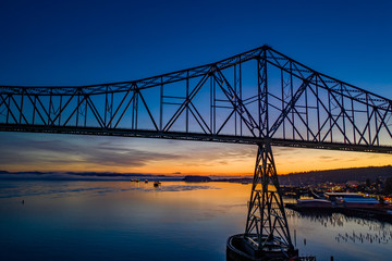 Astoria Sunrise Aerial