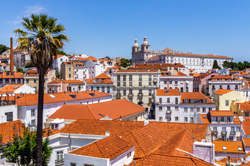 view of the city of Lisbon portugal