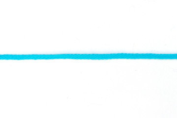 shoelaces on a white background