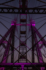 Grande roue architecture de Prater a Vienne 