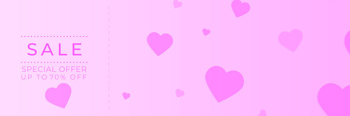 Valentine's day concept background. Vector illustration. Wallpaper, flyers, invitation, posters, brochure, banners.