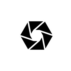 Vector illustration, photography icon template.