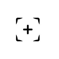 Vector illustration, photography icon template.