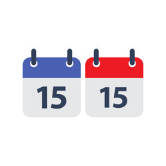 calendar icon design vector logo template EPS10