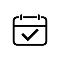 calendar icon design vector logo template EPS10