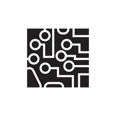 technology icon design vector logo template EPS 10