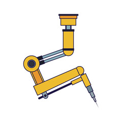 arm industrial machine icon