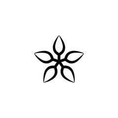 Vector illustration, leaf icon template