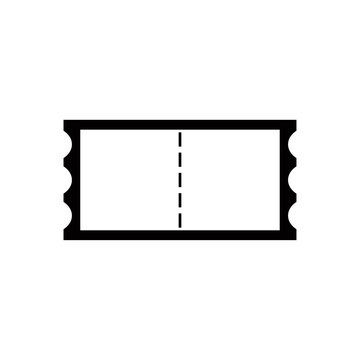 ticket icon design vector logo template EPS 10