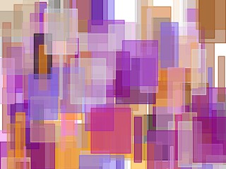 Abstract violet grey orange brown squares illustration background