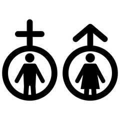 toilet man and women icon design vector logo template EPS 10
