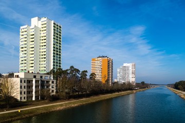 Fototapeta na wymiar Europakanal Erlangen