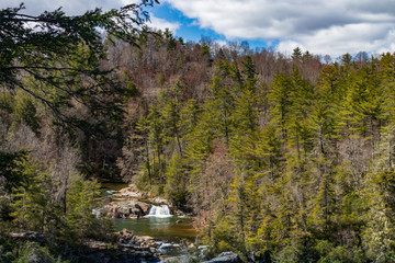 Fototapeta na wymiar Linville Falls, North Carolina, USA