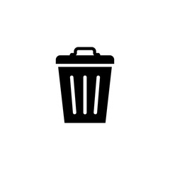 trash icon design vector logo template EPS 10