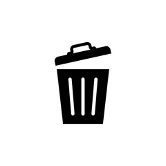 trash icon design vector logo template EPS 10