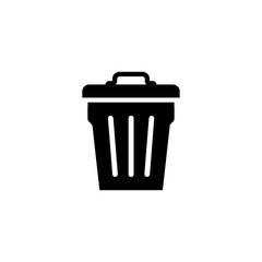 trash icon design vector logo template EPS 10