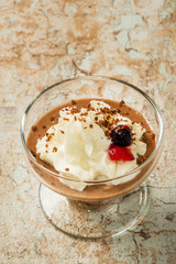 和風ほうじ茶プリン　Japanese style roasted green tea pudding