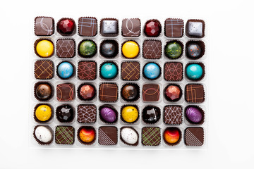 Gourmet Collection of Chocolate Truffles in Box 