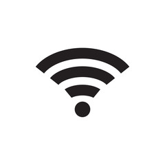 wi-fi signal icon design vector logo template EPS 10
