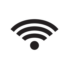 wi-fi signal icon design vector logo template EPS 10