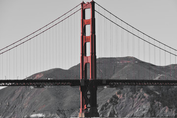 Golden Gate Bridge View From Crissy Field