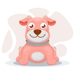 CUTE DOG MASCOT CARTOON VECTOR