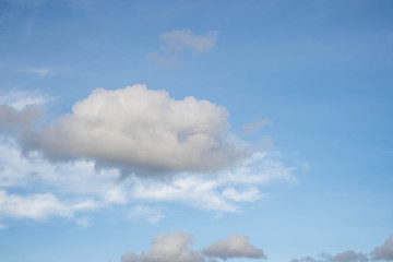 Obraz premium blue sky with white clouds