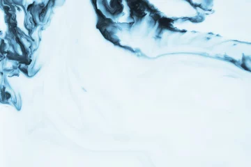 Abwaschbare Fototapete Kristalle Abstrakte Malerei türkische Technik Ebru Schöne Marmorierung von glatten Linien mit Acrylfarbe