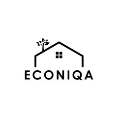 Econ Econiqa Home Logo Simple and Vector Template