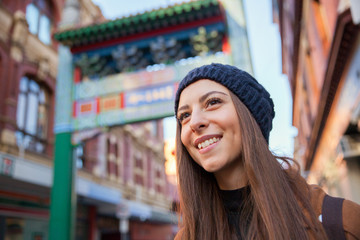 Happy Visitor About the Enter Chinatown