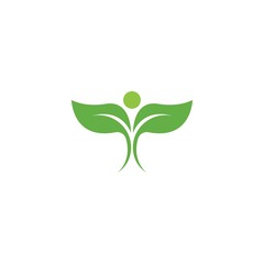 Green leaf logo