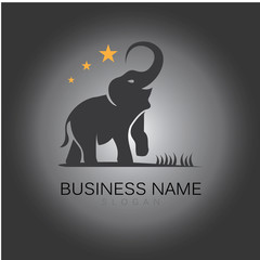 Elephant Logo Template Vector Illustration design
