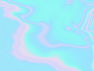 Fototapeta na wymiar Holographic in neon color. Pastel illustration of liquid swirl marble pattern. Modern foil background in vivid color, polygon swirl pattern abstract background. Rainbow Colorful digital art surface